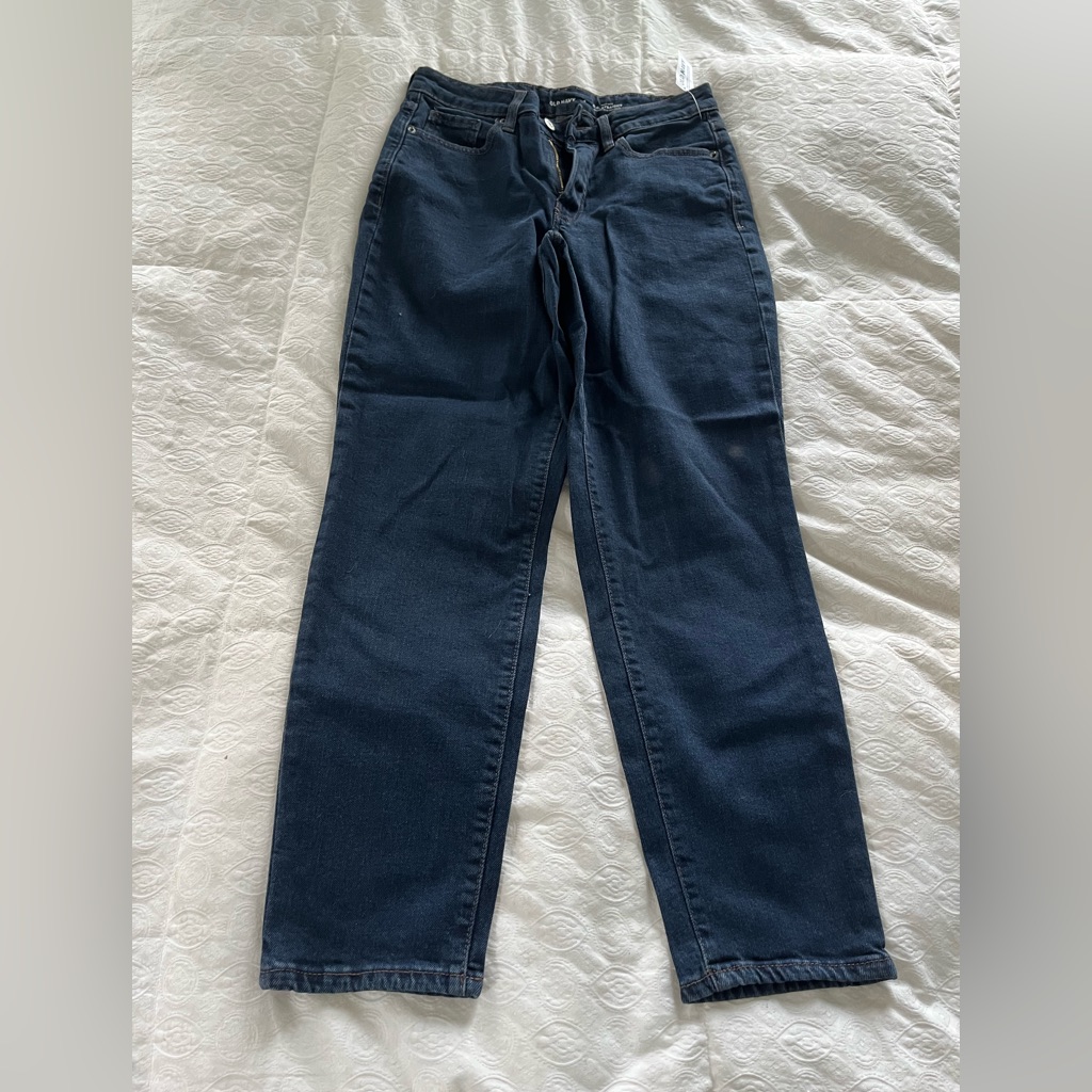Nwt: Women’s High Rise Straight Dark Denim Jeans Size 4